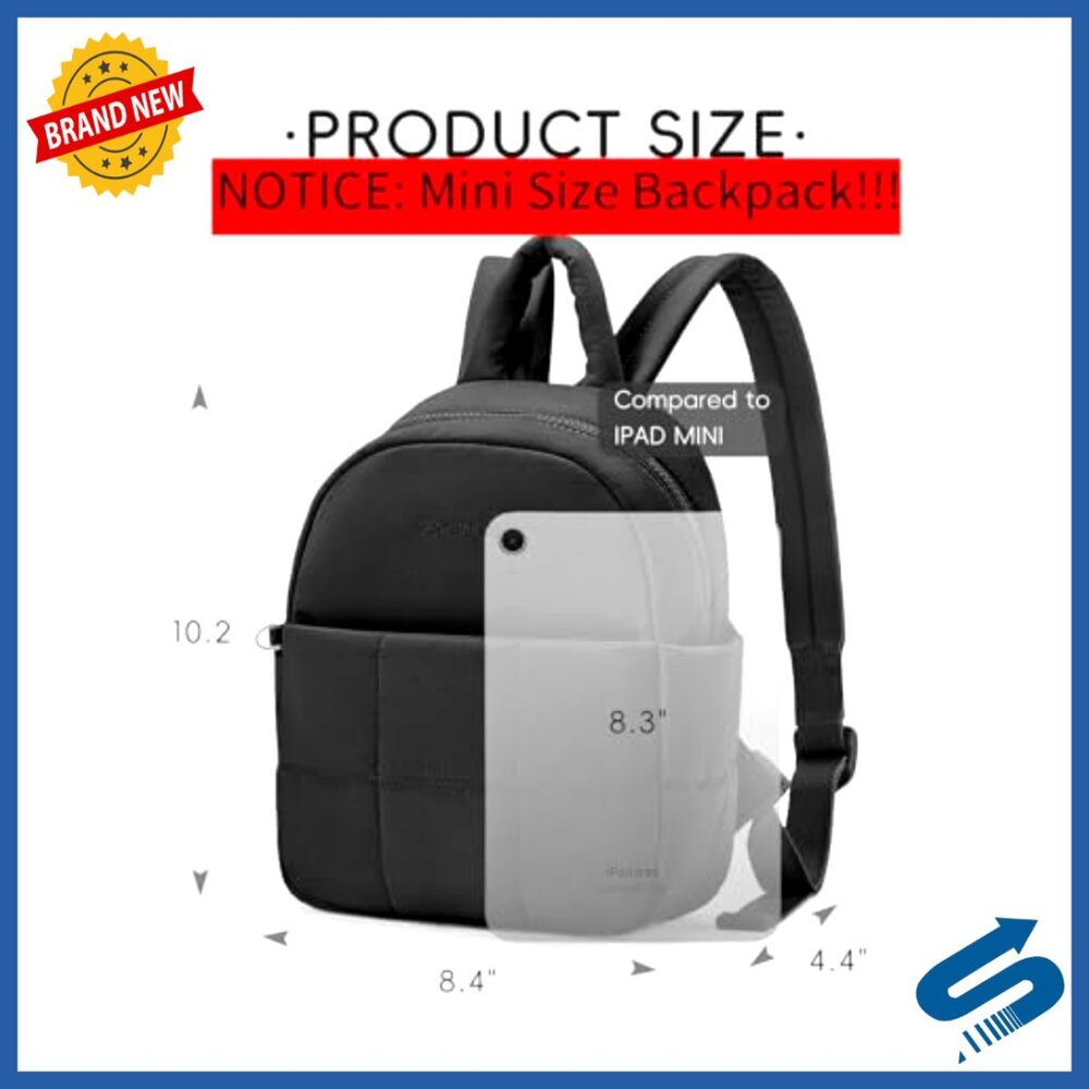 Mini Nylon Backpack Puffer Lightweight Travel Dai… - image 2